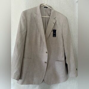 Men’s sand/beige colored blazer -NEW